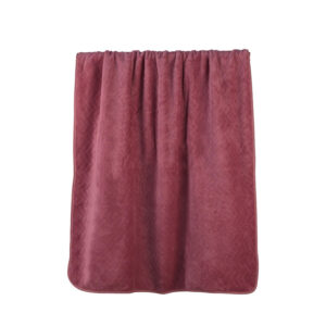 Solid Jacquard Herringbone Jacquard Coral Fleece Bath Towel#1004