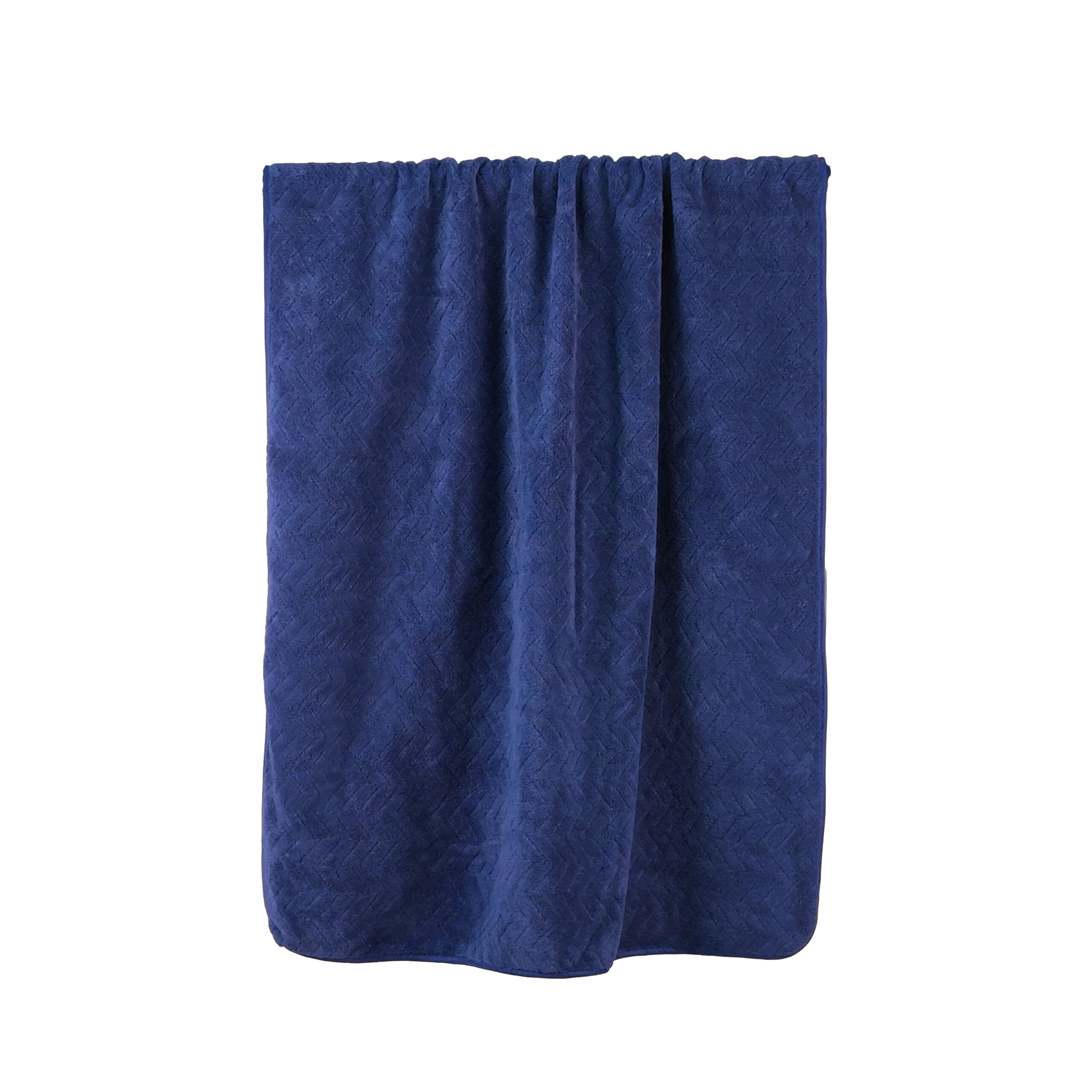 Solid Jacquard Herringbone Jacquard Coral Fleece Bath Towel#1005