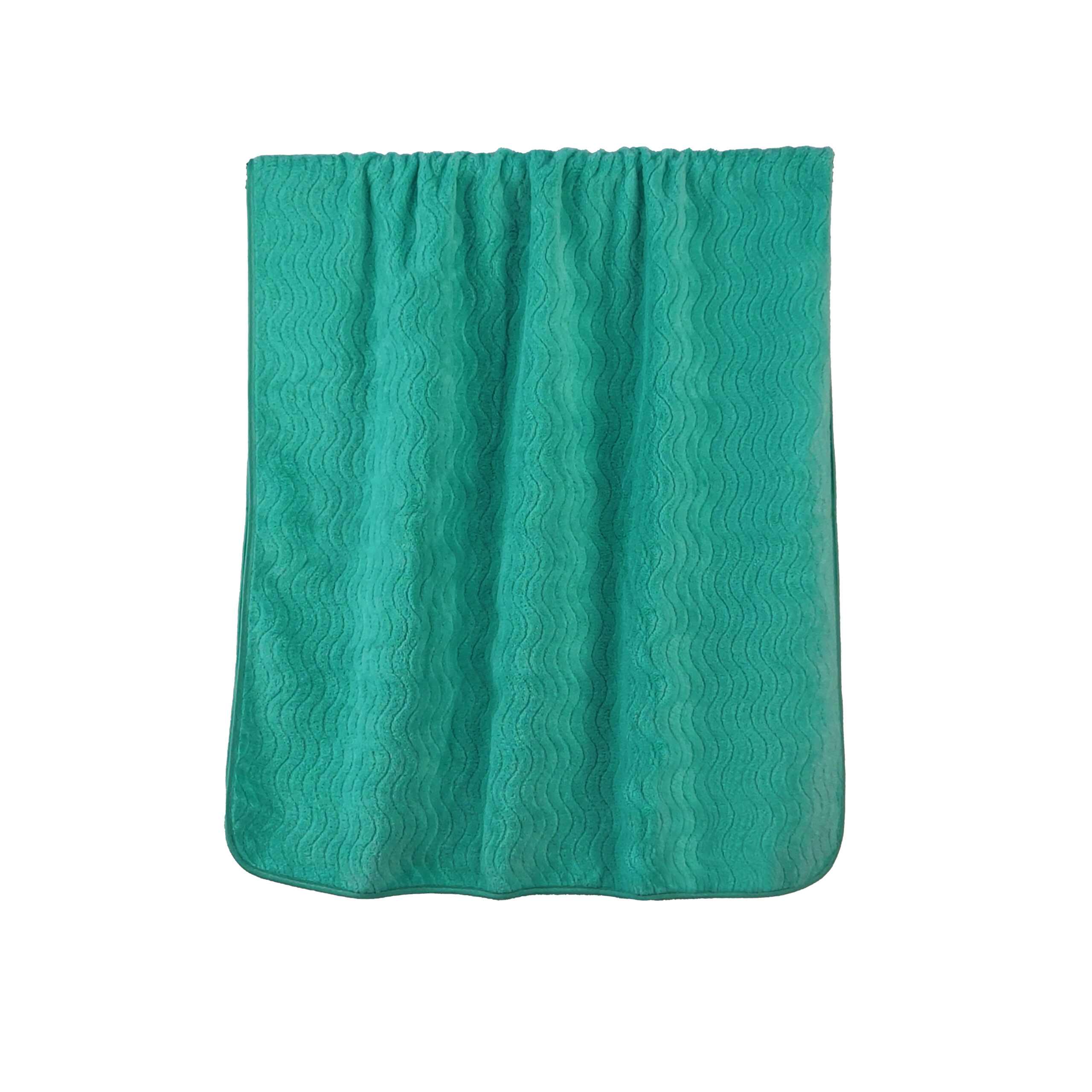 Solid Jacquard Water Ripple Jacquard Coral Fleece Bath Towel#1019