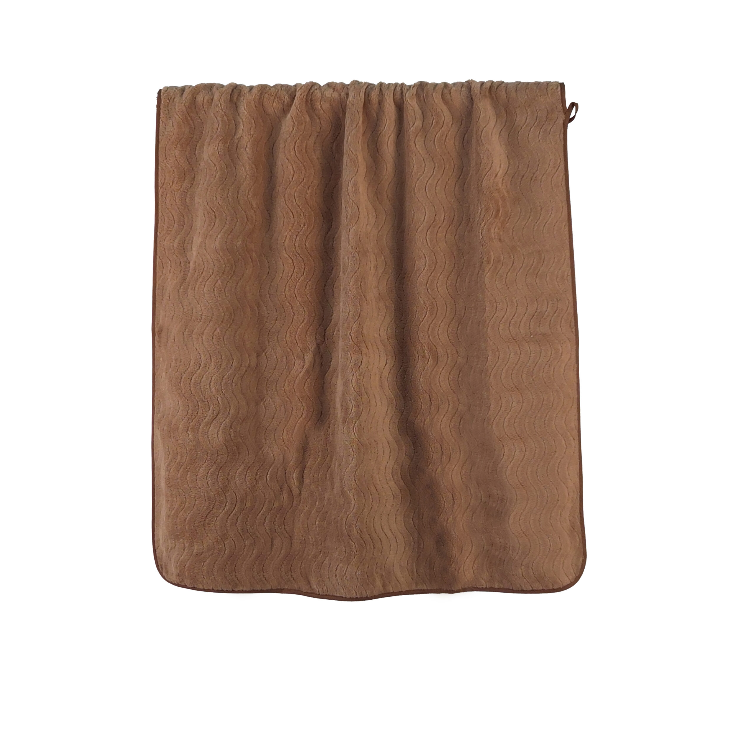 Solid Jacquard Water Ripple Jacquard Coral Fleece Bath Towel#1020