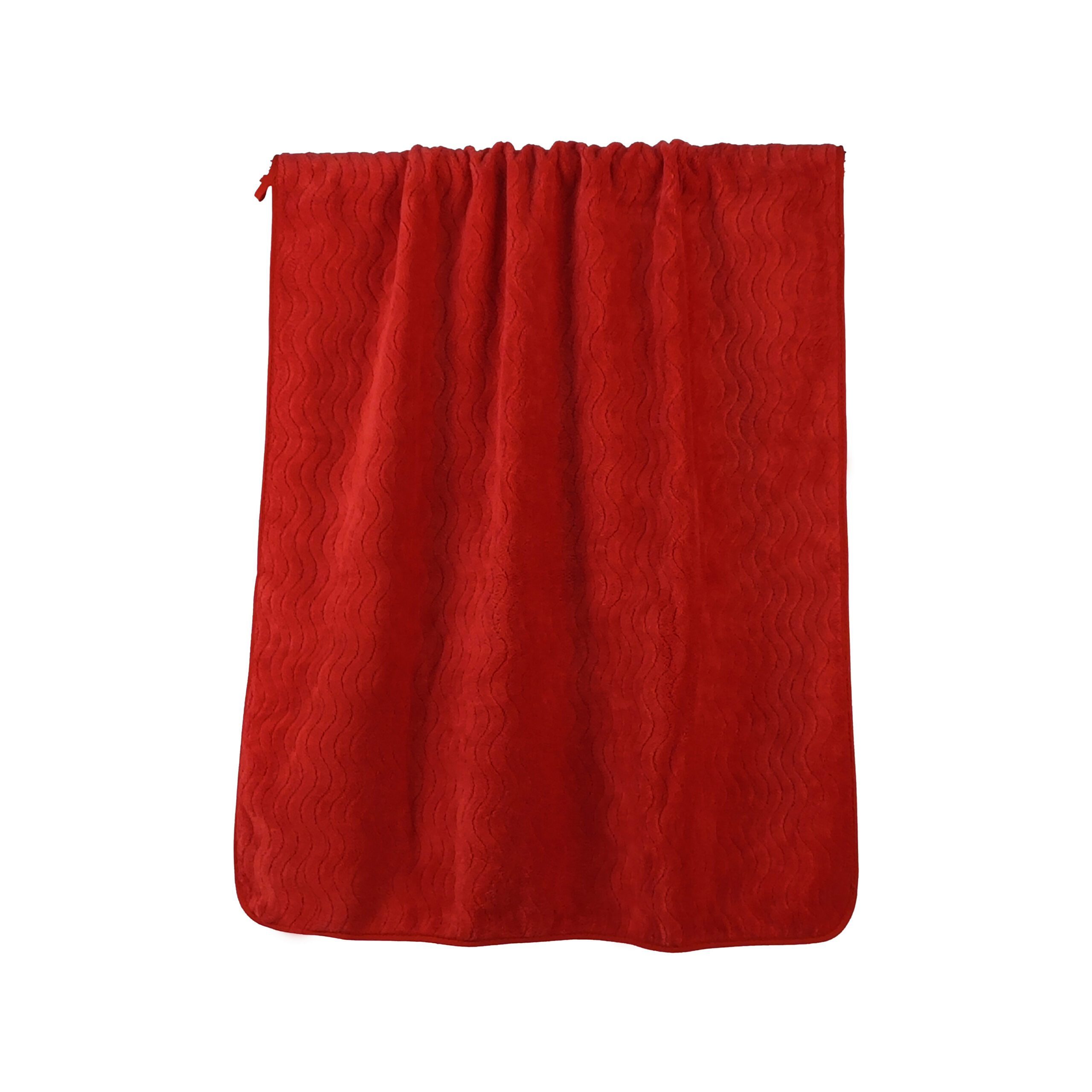 Solid Jacquard Water Ripple Jacquard Coral Fleece Bath Towel#1023