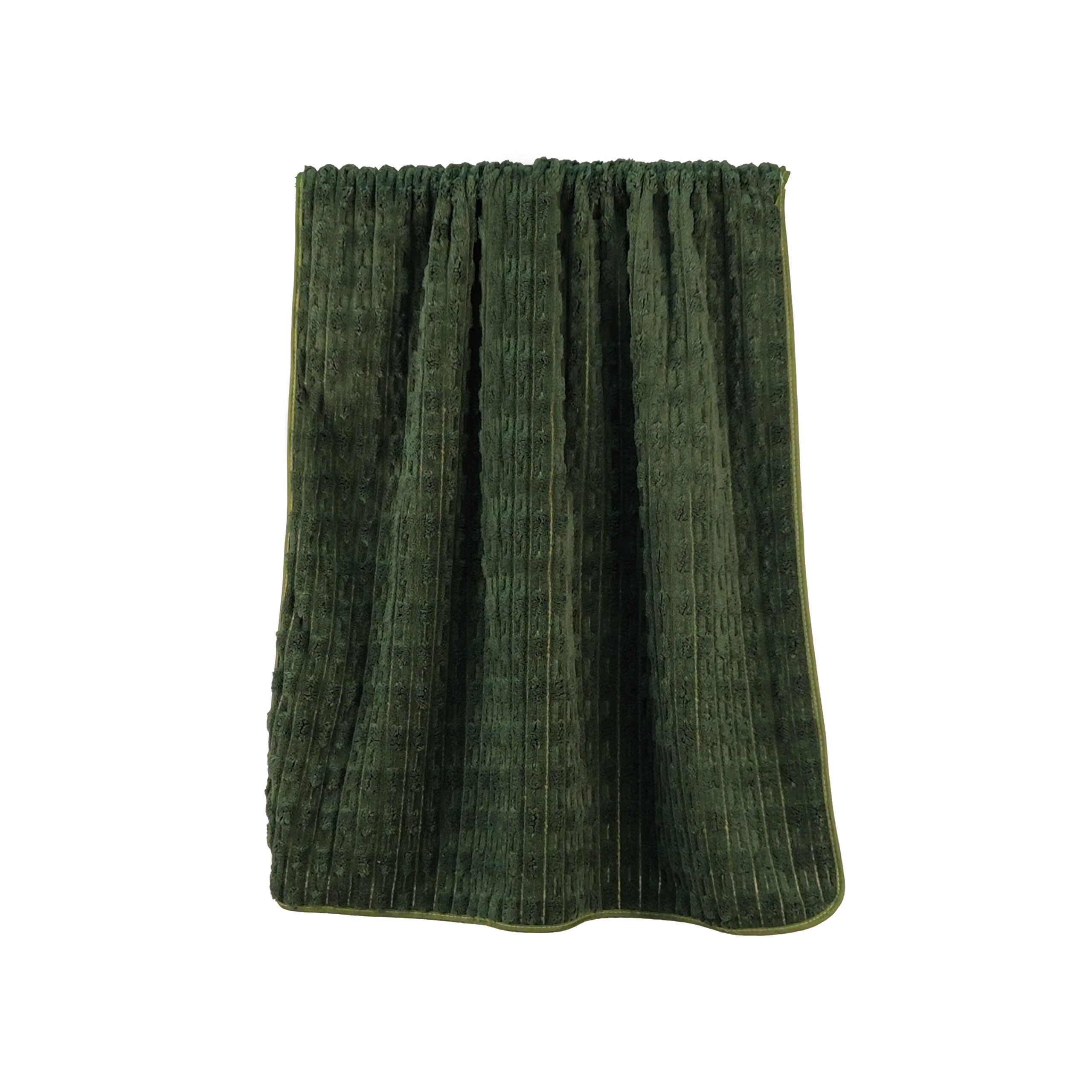 Solid Jacquard Corduroy Ribbed Coral Fleece Bath Towel#1025