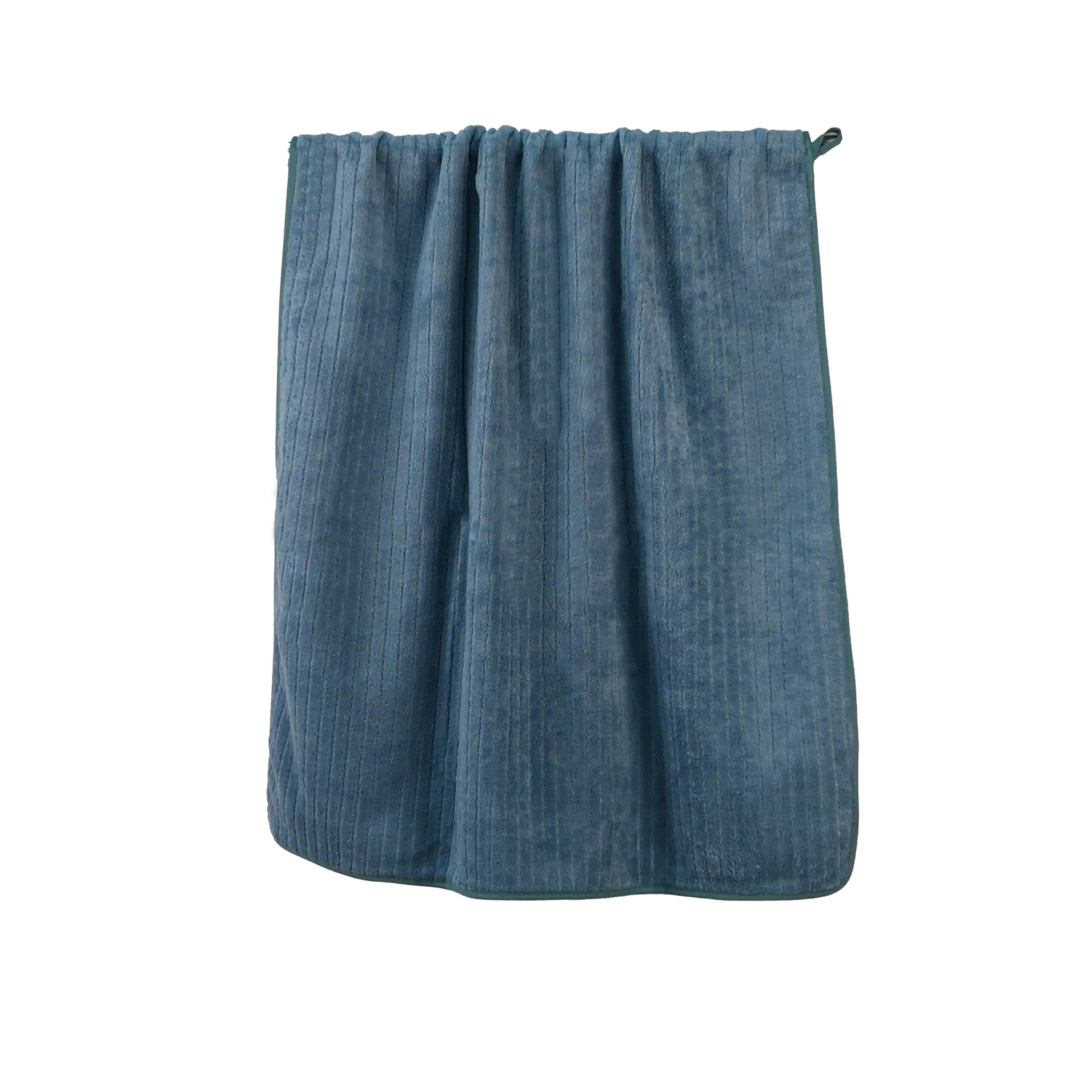 Solid Jacquard Fine Stripes Coral Fleece Bath Towel#1047