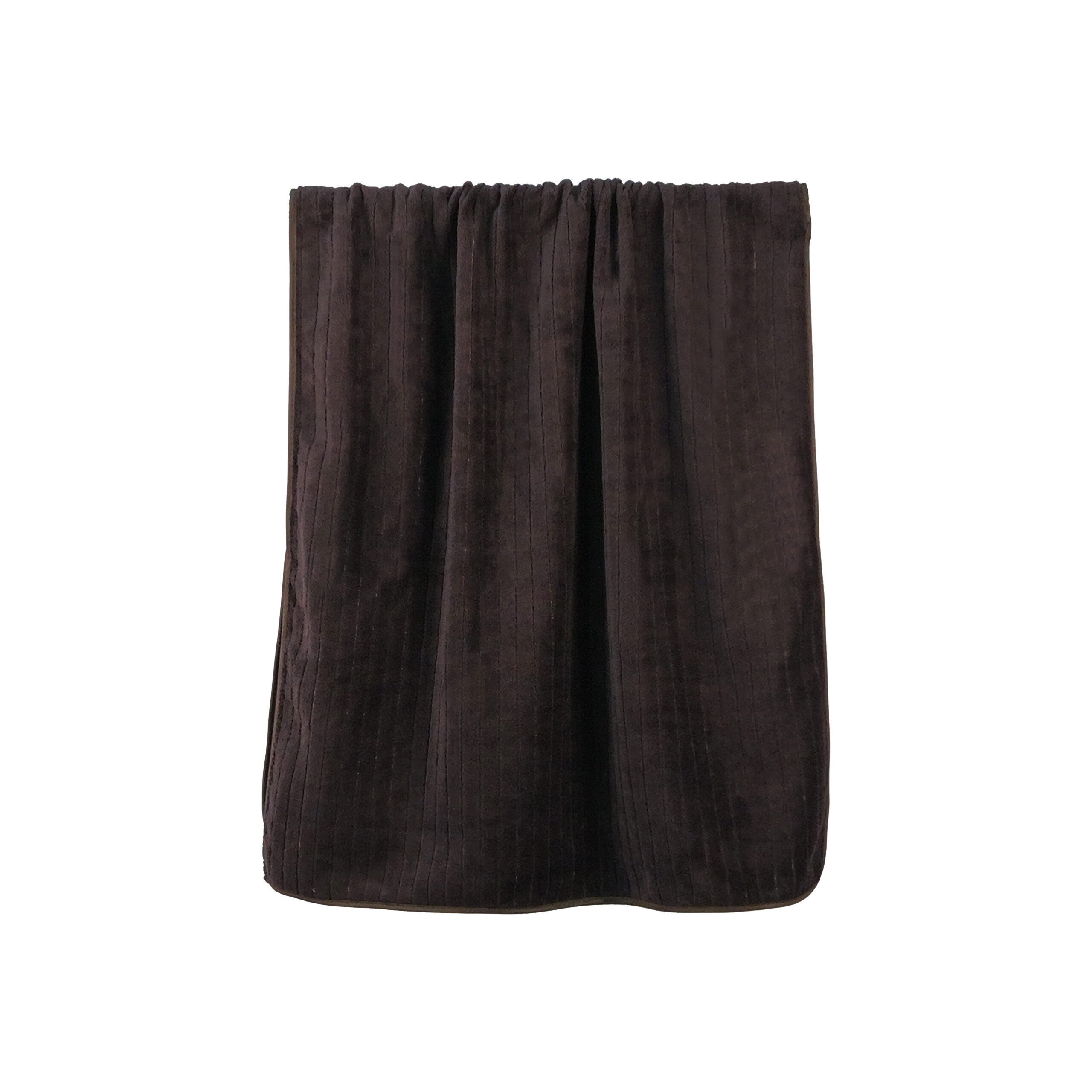 Solid Jacquard Fine Stripes Coral Fleece Bath Towel#1049
