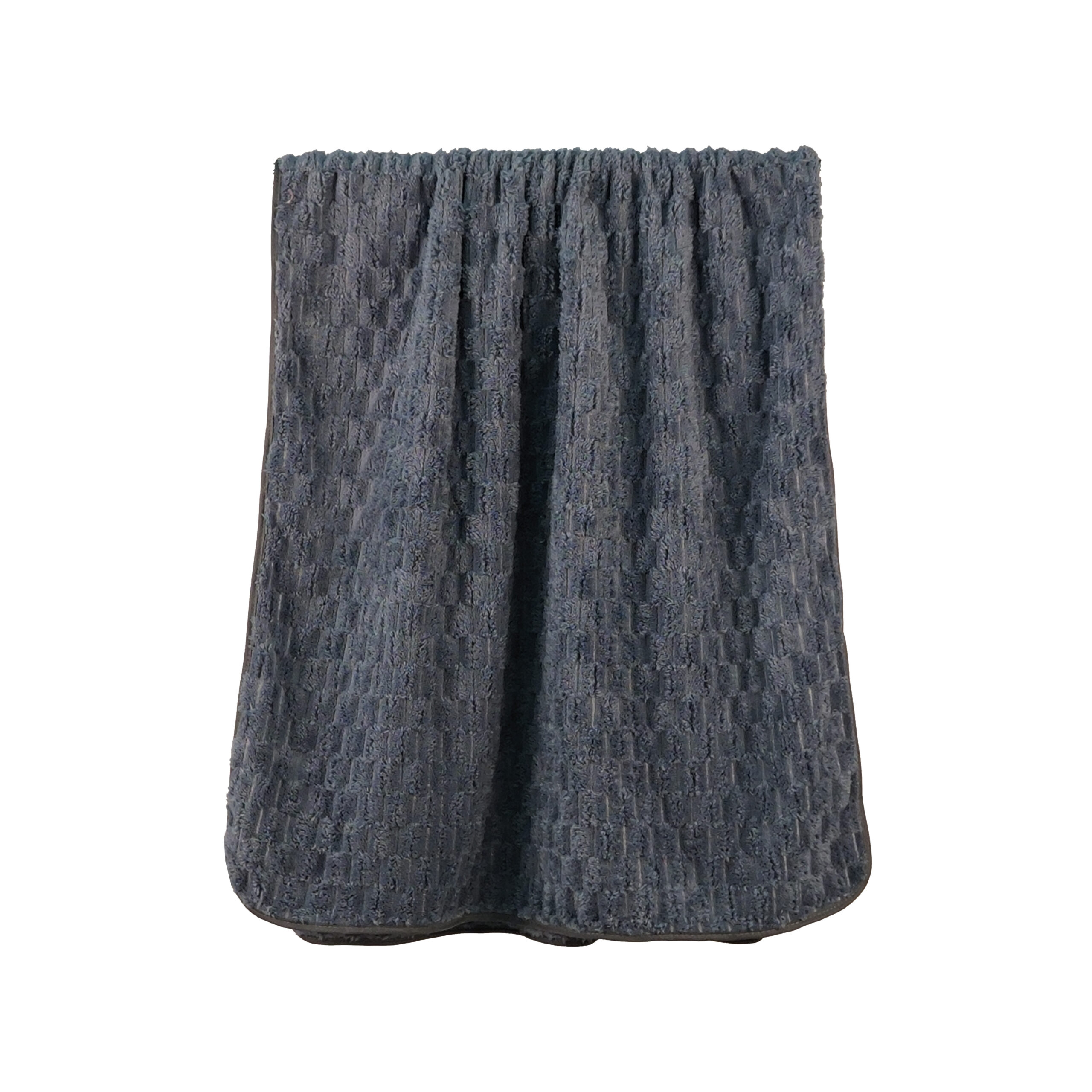 Solid Jacquard Staggered Brick Pattern Coral Fleece Bath Towel#1069