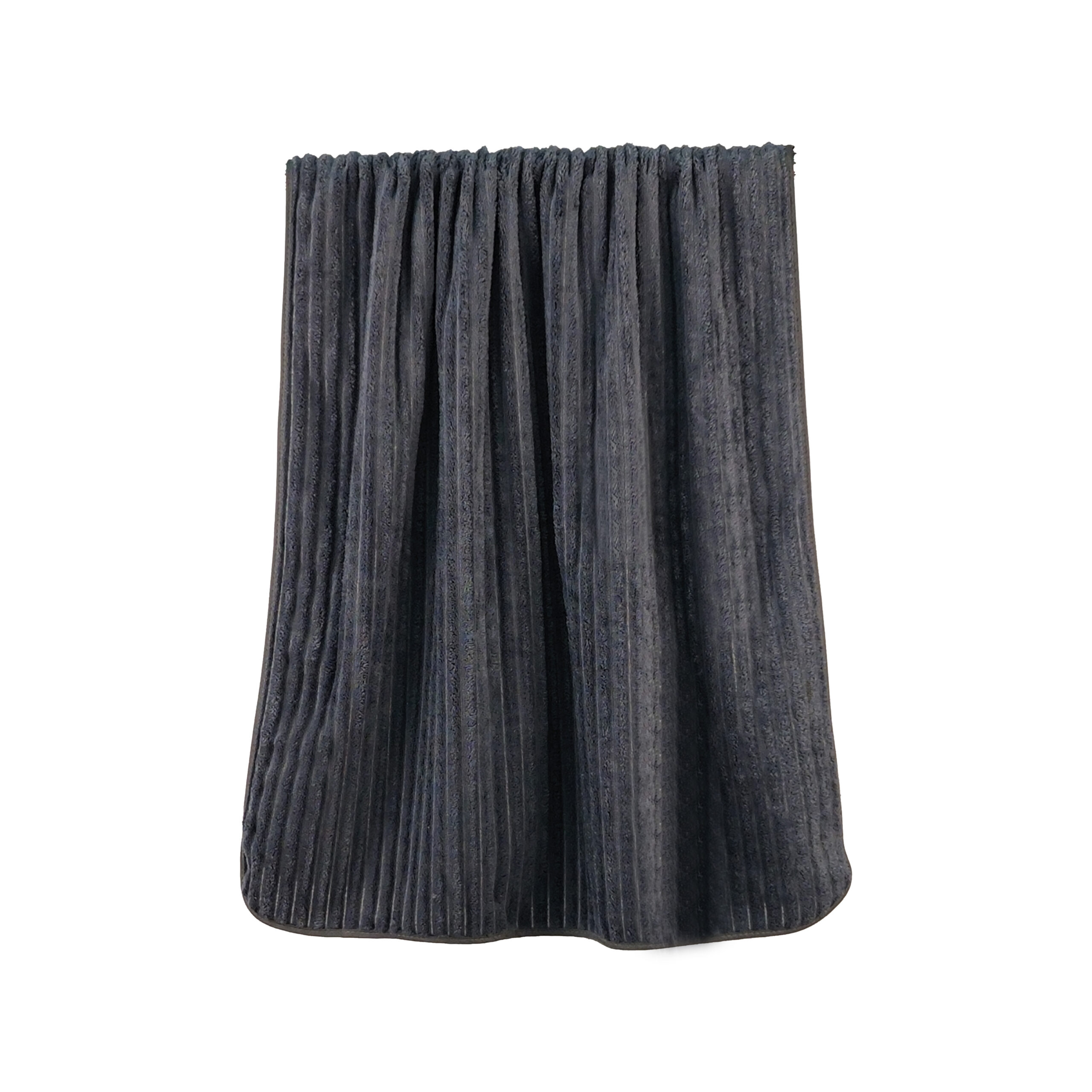 Solid Jacquard Corduroy Ribbed Special Coral Fleece Bath Towel#1072