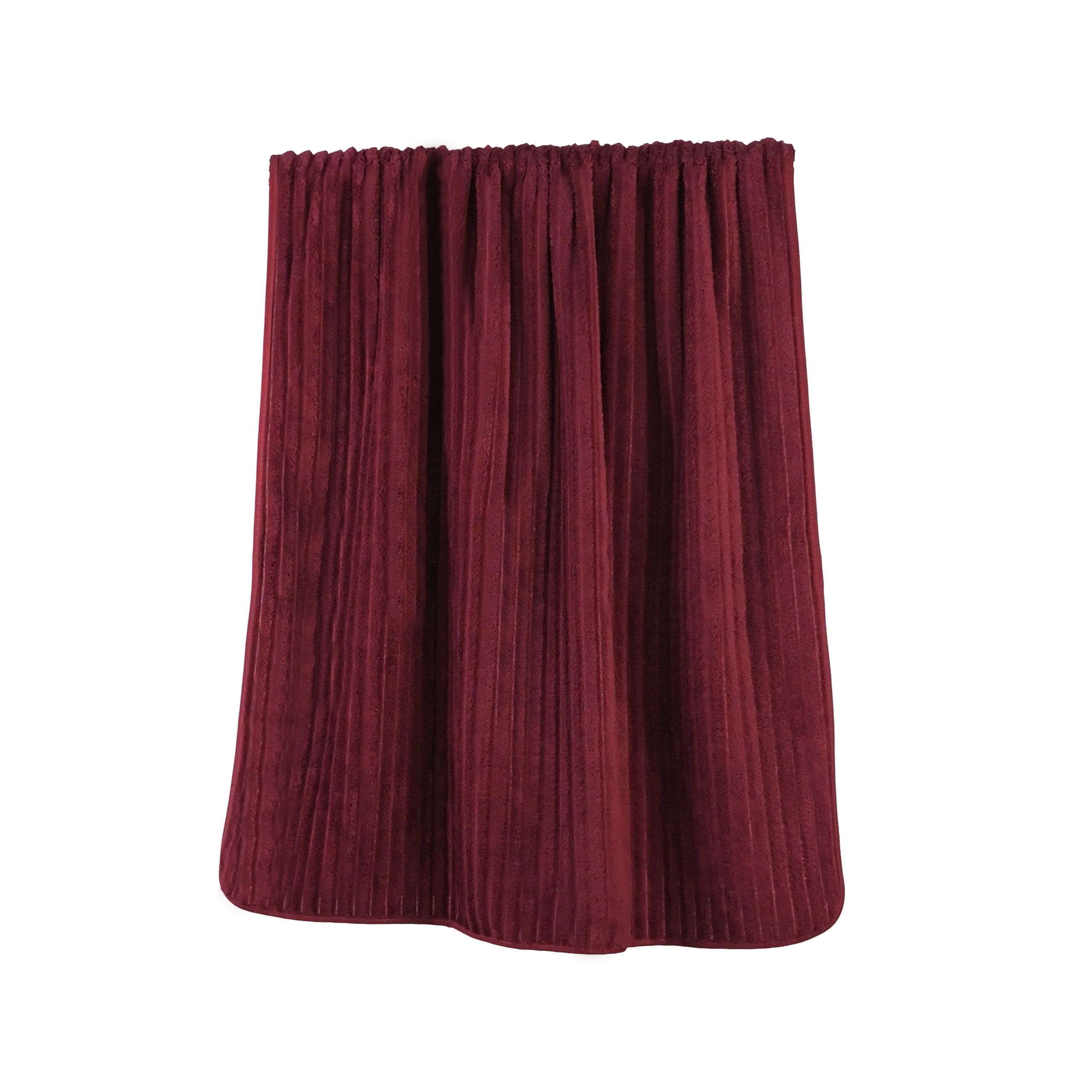 Solid Jacquard Corduroy Ribbed Special Coral Fleece Bath Towel#1073