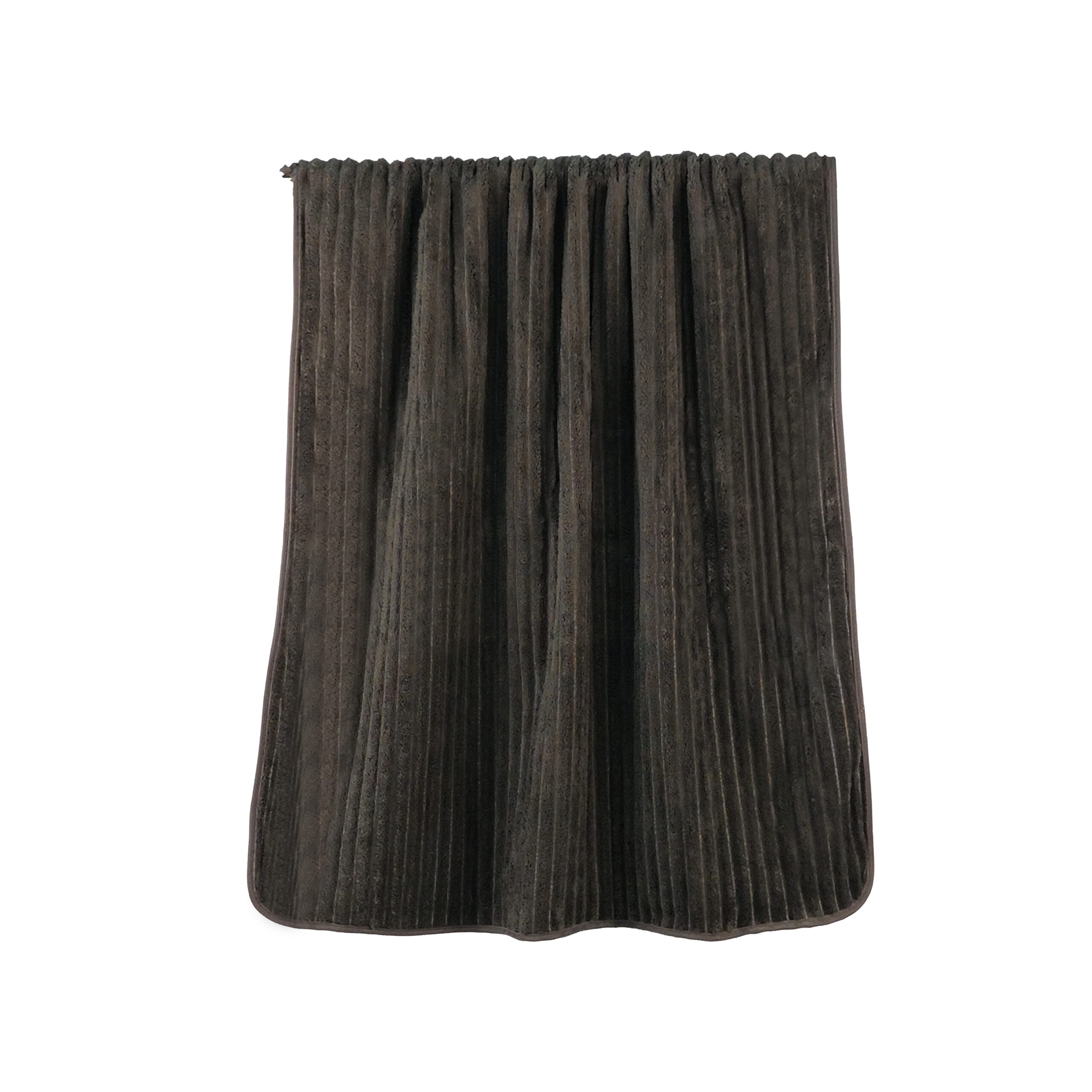 Solid Jacquard Corduroy Ribbed Special Coral Fleece Bath Towel#1074