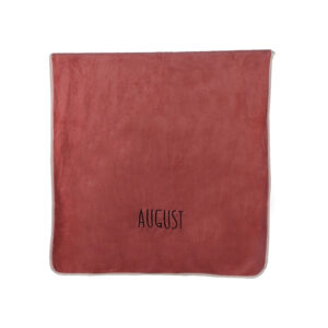 Solid Embroidered Flat Embroidered Month Letter Coral Fleece Towel#2024