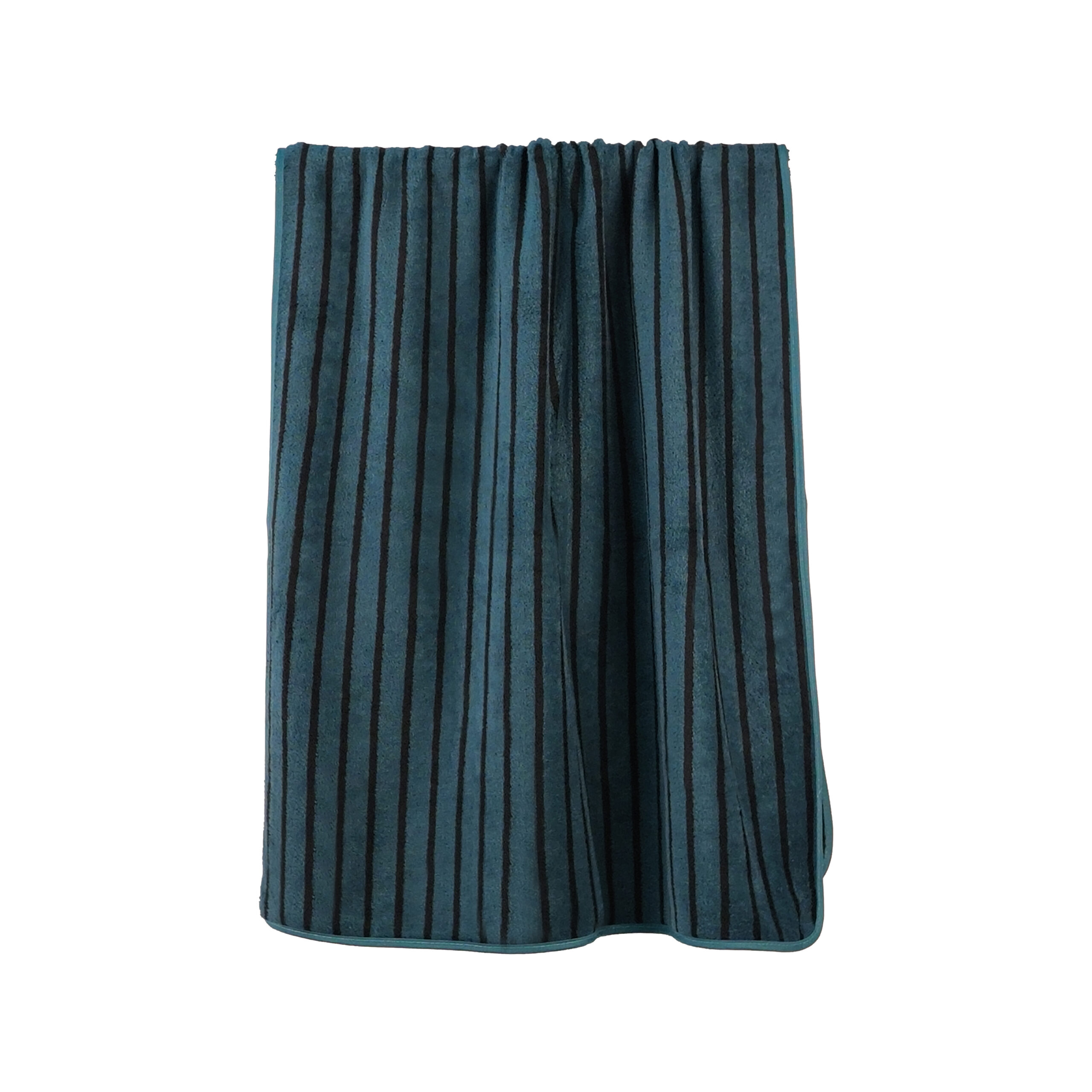 Yarn-dyed Striped Two-Tone Wide Stripes Coral Fleece Bath Towel#3013