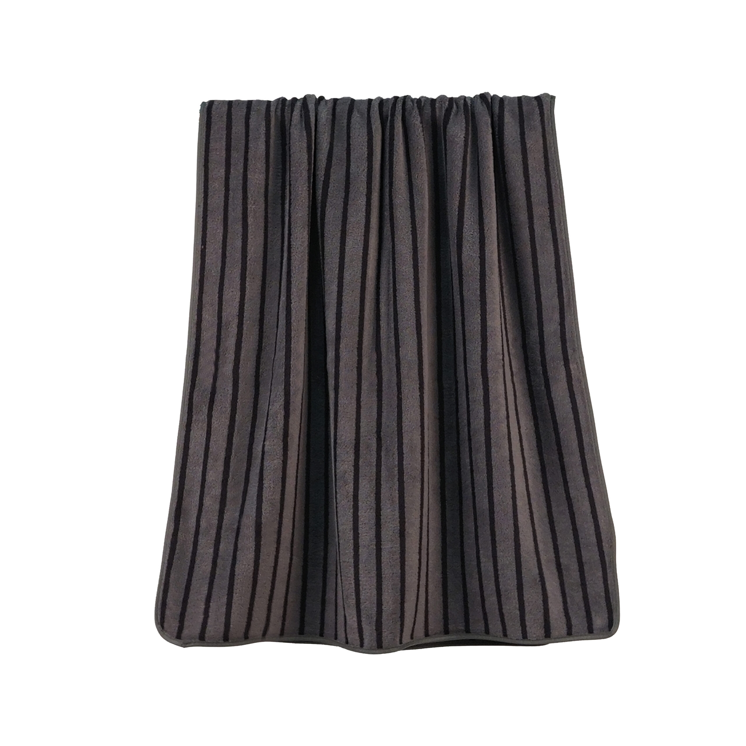 Yarn-dyed Striped Two-Tone Wide Stripes Coral Fleece Bath Towel#3015
