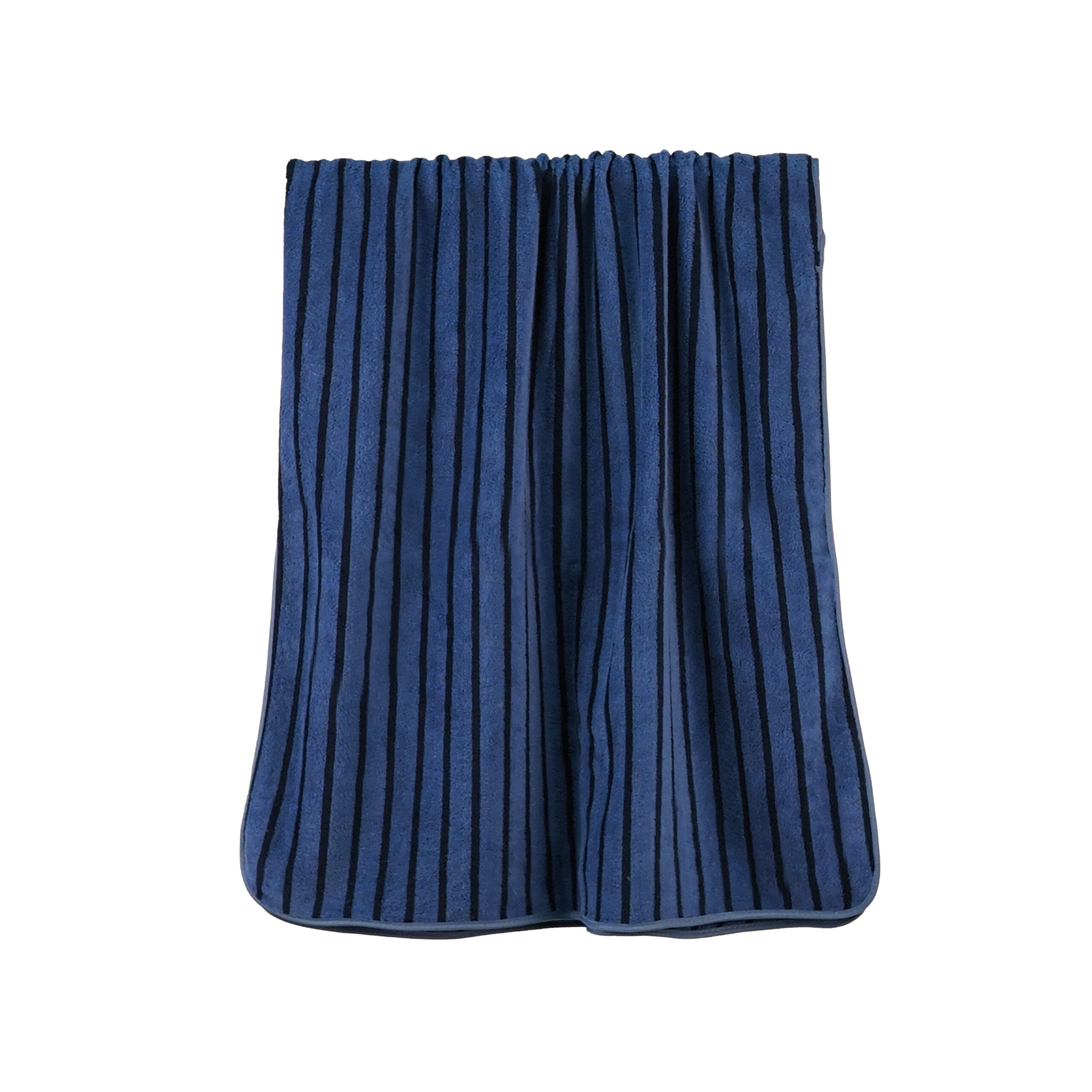 Yarn-dyed Striped Two-Tone Wide Stripes Coral Fleece Bath Towel#3017