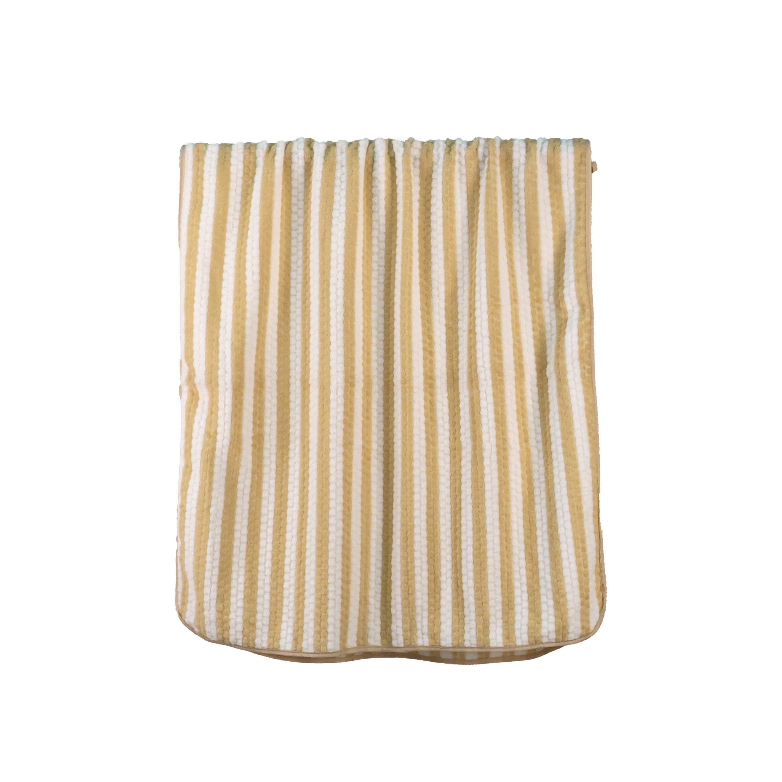 Yarn-dyed Striped Two-Tone Corn-Grid Stripes Coral Fleece Bath Towel#3023