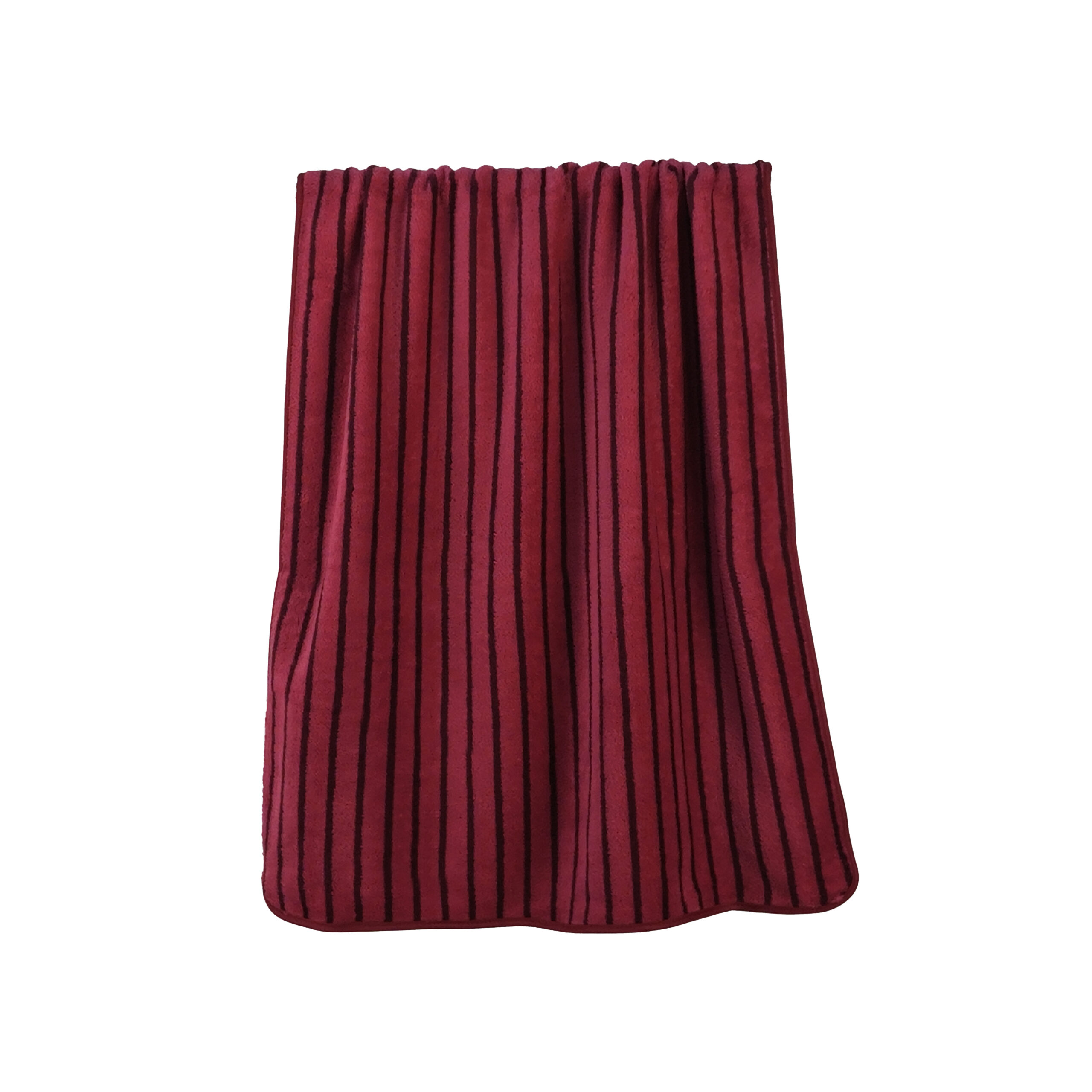 Yarn-dyed Striped Fine Vertical Stripes Coral Fleece Bath Towel#3037