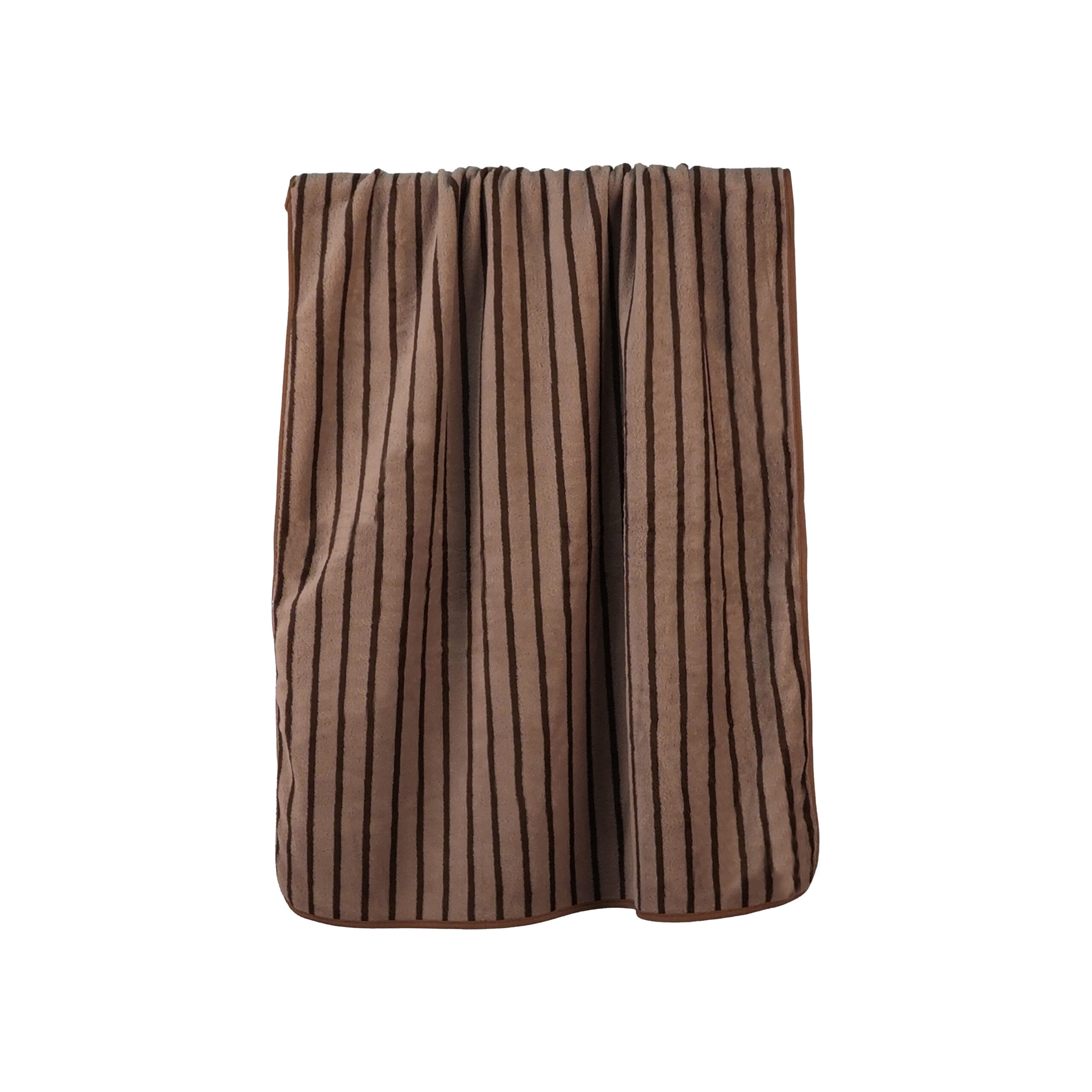 Yarn-dyed Striped Fine Vertical Stripes Coral Fleece Bath Towel#3039