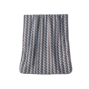Yarn-dyed Striped Wavy Zigzag Stripes Coral Fleece Bath Towel#3044
