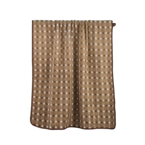 Yarn-dyed Geometric Wavy Diamond Grid Coral Fleece Bath Towel#4007