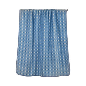 Yarn-dyed Geometric Wavy Diamond Grid Coral Fleece Bath Towel#4011