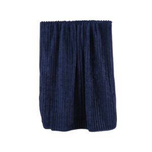 Solid Jacquard Wide Ribbed Coral Fleece Bath Towel#1006